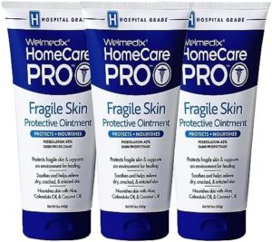 Fragile Skin Protecting Ointment | Healthcare facility Grade Healing Ointment, Barrier Product & Skin Protectant w/Calendula for Remedy of Eczema, Psoriasis, Dermatitis, Mattress Sores, Chafing (Pack of 3)