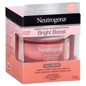 Neutrogena Dazzling Raise Brightening Moisturizing Deal with with Skin Resurfacing and Brightening Neoglucosamine for smooth pores and skin Facial with AHA PHA and Mandelic Acids, Gel Product, 1.7 Fl Oz